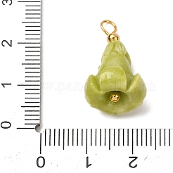 Dyed Synthetic Coral Pendants&nbsp;GG-CBAC295-02G