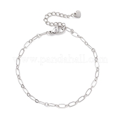 Brass Oval Link Chains Bracelets for Women&nbsp;BJEW-JB13035