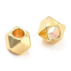 Brass Beads&nbsp;KK-E046-63G-01