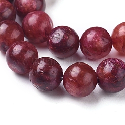 Natural Thulite Beads Strands&nbsp;G-D0006-C16-8mm