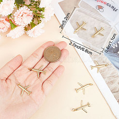 8Pcs Rack Plating Brass Pendants&nbsp;KK-BBC0005-48