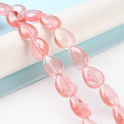 Cherry Quartz Glass Beads Strands&nbsp;G-K357-A05-01