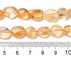 Heated Natural Citrine Beads Strands&nbsp;G-L608-A09-02