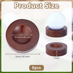 8Pcs Pine Board Golf Display Stands for Display Golf Ball&nbsp;ODIS-OC0001-95