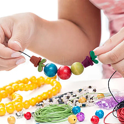 11Pcs 11 Colors Leaf Pot Food Grade Eco-Friendly Silicone Focal Beads&nbsp;SIL-FH0001-09