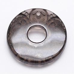 Feng Shui Natural Ice Crystal Obsidian Carven Pendants&nbsp;G-A169-014