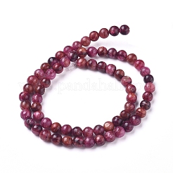Natural Thulite Beads Strands&nbsp;G-D0006-C16-6mm