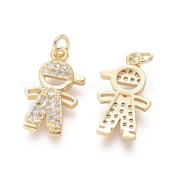 Brass Pendants&nbsp;ZIRC-L087-012G