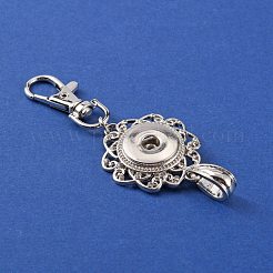 Alloy Keychain Clasp&nbsp;FIND-WH0110-126