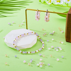 200Pcs 4 Colors Electroplate Glass Beads&nbsp;EGLA-TA0013-64