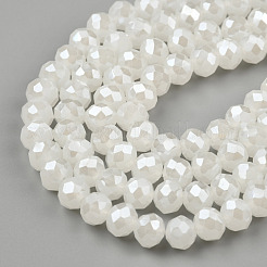 Electroplate Glass Beads Strands&nbsp;EGLA-A034-J6mm-A08