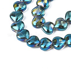 Electroplate Glass Beads Strands&nbsp;EGLA-S188-14-B01