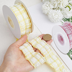 2 Rolls 2 Colors Linen Ribbon for Sewing Decoration&nbsp;OCOR-CY0003-17A