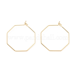 Ion Plating(IP) 316 Stainless Steel Hoop Earrings Findings&nbsp;STAS-C029-02G