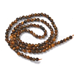 Natural Tiger Eye Beads Strands&nbsp;G-L651-C14-3mm