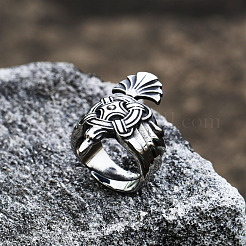 Retro 304 Stainless Steel Finger Rings&nbsp;FS-WG0E659-01
