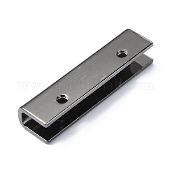 (Defective Closeout Sale: Scratched) Zinc Alloy Bag Decorative Edge Buckles&nbsp;FIND-XCP0002-72