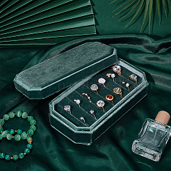 Rectangle Velvet Ring Organizer Boxes&nbsp;AJEW-WH0609-132
