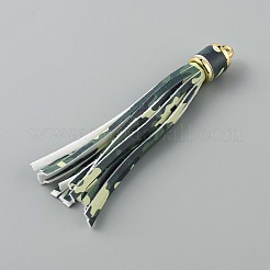 PU Imitation Leather Big Tassel Pendants&nbsp;FIND-WH0032-91C