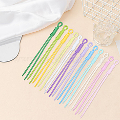 12Pcs 12 Colors Nylon Rope Pendant Decorations&nbsp;HJEW-CP0001-47B