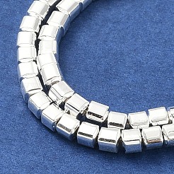 Electroplated Synthetic Non-Magnetic Hematite Beads Strands&nbsp;G-U003-18A-02