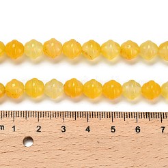 Natural Yellow Agate(Dyed & Heated) Beads Strands&nbsp;G-G203-02A