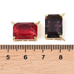 Brass Glass Pendants&nbsp;KK-H257-12G