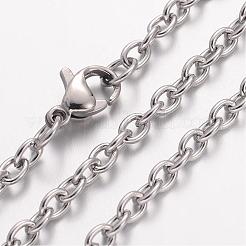Non-Tarnish 304 Stainless Steel Necklace&nbsp;MAK-K004-10P