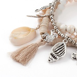 4Pcs Stretch Bracelets&nbsp;BJEW-JB05885
