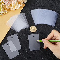 100 Sheets PVC Plastic Price Tags&nbsp;DIY-SP0006-75B