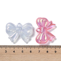 Luminous Rainbow Iridescent Plating Transparent Acrylic Pendants&nbsp;PACR-C007-01
