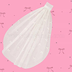Bowknot Polyester Mesh Bridal Veils&nbsp;AJEW-WH20067-072B