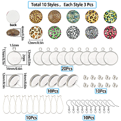 DIY Leopard Print Style Earring Making Kits&nbsp;DIY-SC0001-63P