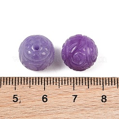 Dyed Natural Myanmar Jade Burmese Jade Carved Beads&nbsp;GG-CBAC08B-04A-02