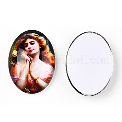 Glass Cabochons&nbsp;GGLA-T004-01V