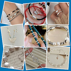 63Pcs 11 Styles 925 Sterling Silver Beads&nbsp;STER-PH0003-28