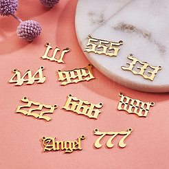 Number Pendant Jewelry Making Findings Kits&nbsp;DIY-SZ0006-37