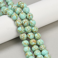 Synthetic Turquoise Beads Strands&nbsp;TURQ-H038-10mm-XXS23