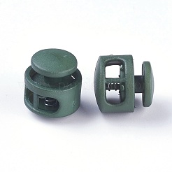 Plastic Spring Cord Locks&nbsp;FIND-WH0039-01J