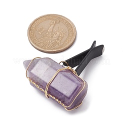 Mixed Gemstone Car Air Vent Clips&nbsp;JEWB-BR00141
