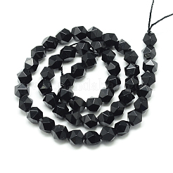 Natural Black Onyx Beads Strands&nbsp;G-S149-02-10mm