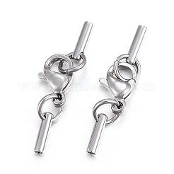 Tarnish Resistant 304 Stainless Steel Lobster Claw Clasps&nbsp;STAS-P146-A09-1.2mm