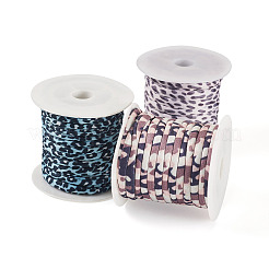 2 Rolls 2 Colors Flat Polyester Elastic Cord&nbsp;EC-TA0001-05