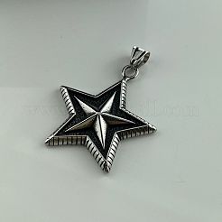 Stylish 304 Stainless Steel Punk Star Unisex Pendant Necklace&nbsp;MI2754