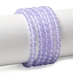 Natural & Dyed Malaysia Jade Bead Strands&nbsp;G-A146-4mm-A18