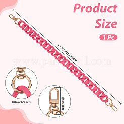 1Pc Acrylic Curb Chain Bag Chains for Bucket Bag&nbsp;PURS-CN0001-13