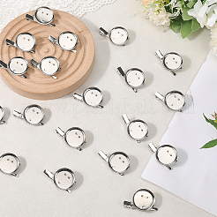 20Pcs Iron Brooch Cabochon Settings&nbsp;IFIN-GF0001-53
