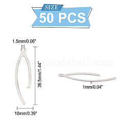 50Pcs 201 Stainless Steel Pendants&nbsp;STAS-DC0008-85