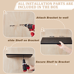 Wood Wall-mounted Holder&nbsp;AJEW-WH0709-058A