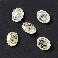 Crackle Moonlight Style K9 Glass Rhinestone Cabochons&nbsp;RGLA-J020-B-IO